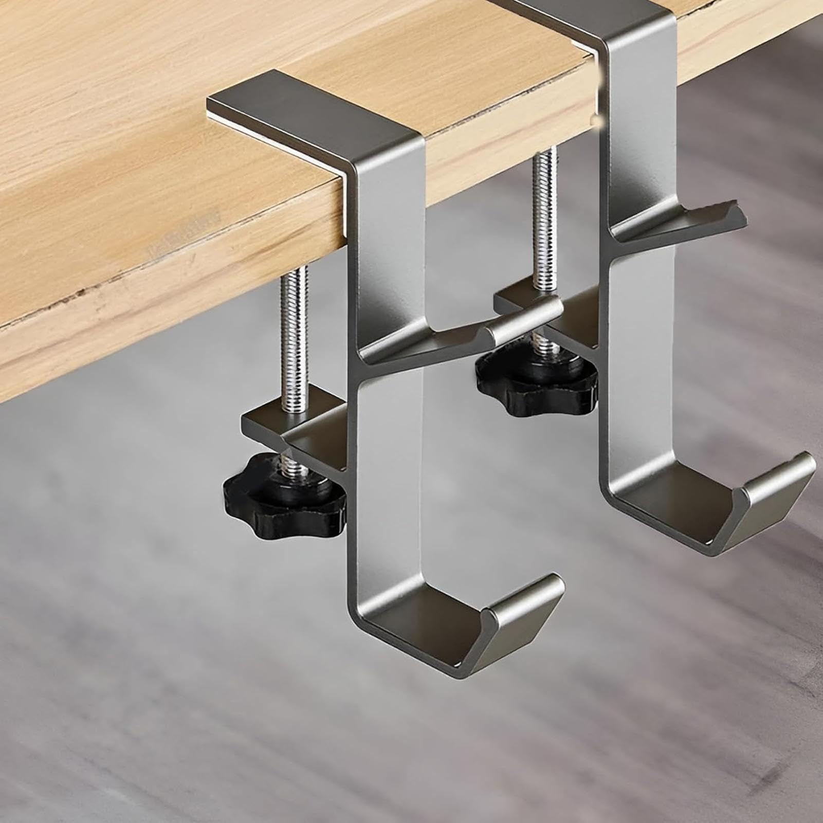 Support Mural/ De Bureau Pour Casque Audio - Installation Adhésive Ou Vis - En ABS - Noir Ou Blanc