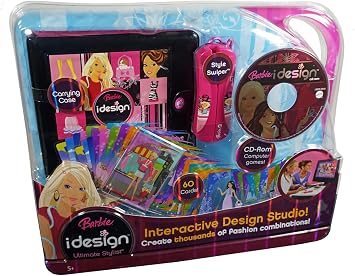 Barbie iDesign Ultimate Stylist Cards and CD-ROM