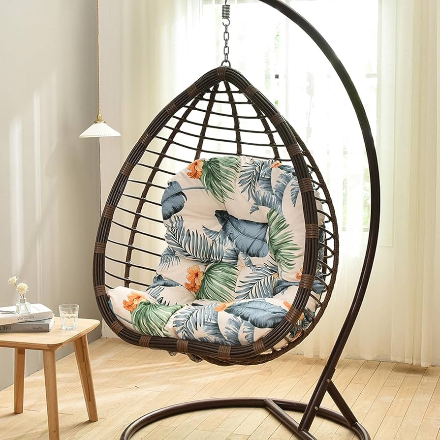 ＜引取り限定＞ハンギングチェア　ハンモック　スウィング　クッション付き Amazon.co.jp: ハンモックスイングチェアクッション | ハンギング