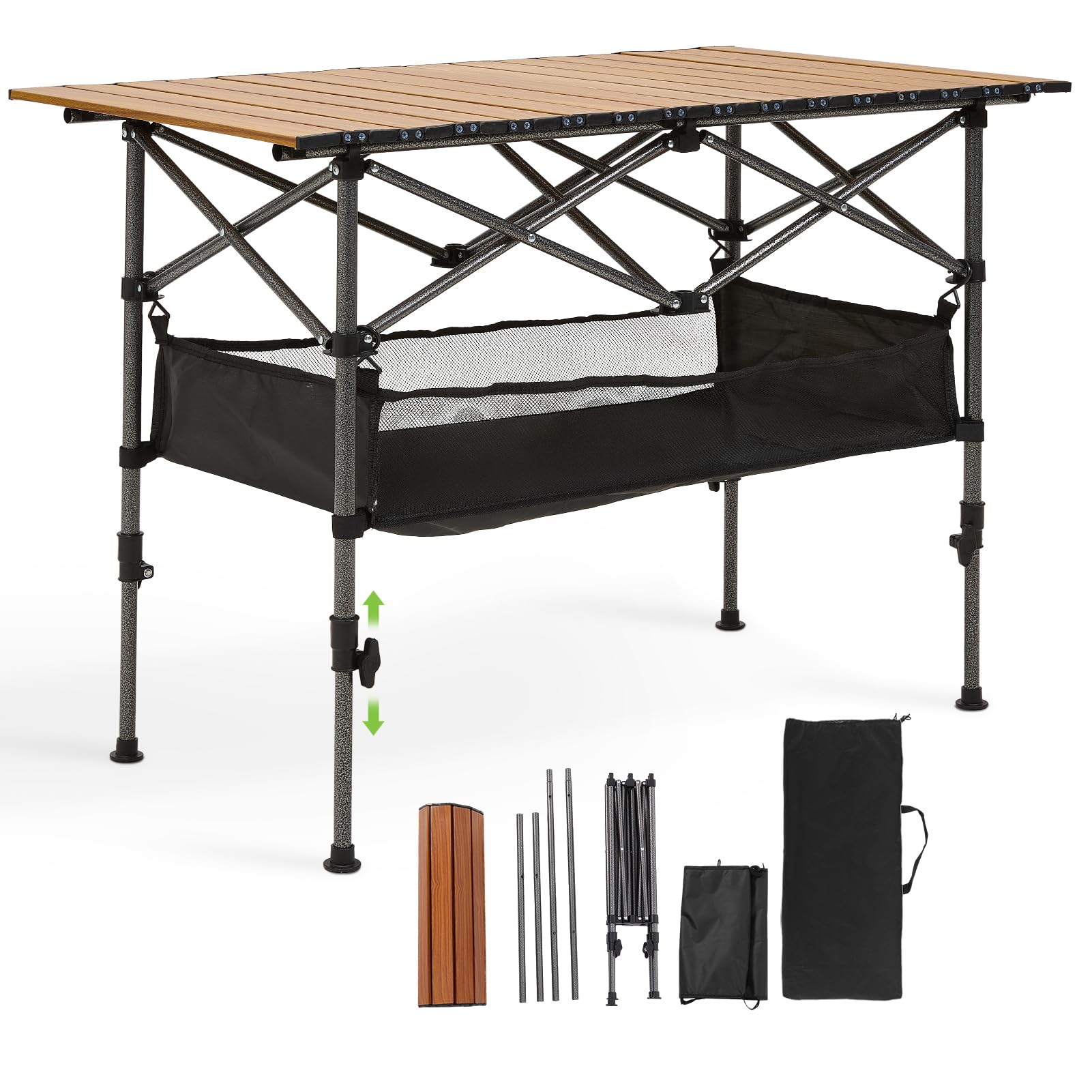 Table de pique-nique pliable pour repas de fête sur terrasse et jardin