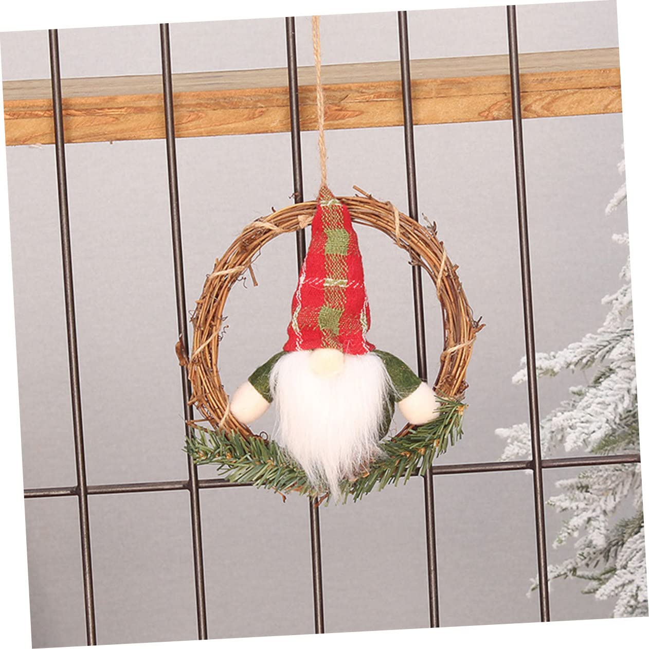 TOPBATHY 10 Pezzi Ghirlanda Di Vite Di Natale Ghirlanda Di Finestra Di Natale Ghirlanda Di Natale Artificiale Appesa Ghirlanda Di Natale Ghirlande Per Porta D'Ingresso Decorazioni Per La