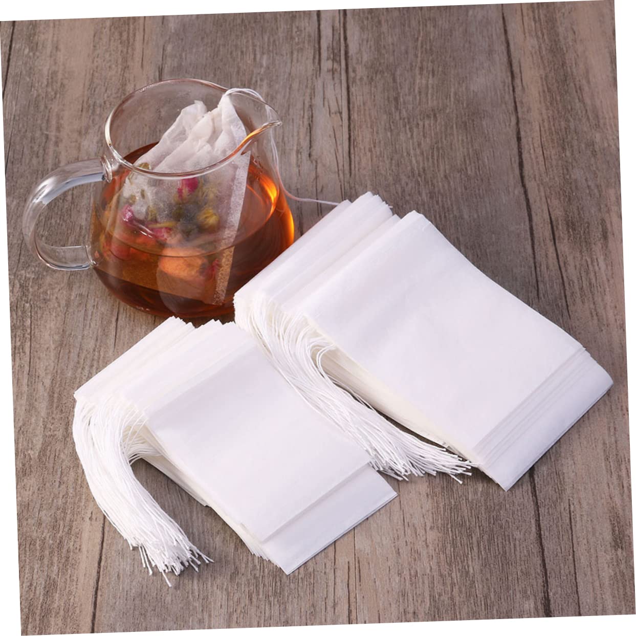 MAGICLULU 600piezas Bolsas De Té Vacías Cordón Filtros De Papel Para Infusiones Para Té Suelto y Diseño Práctico y Duradero