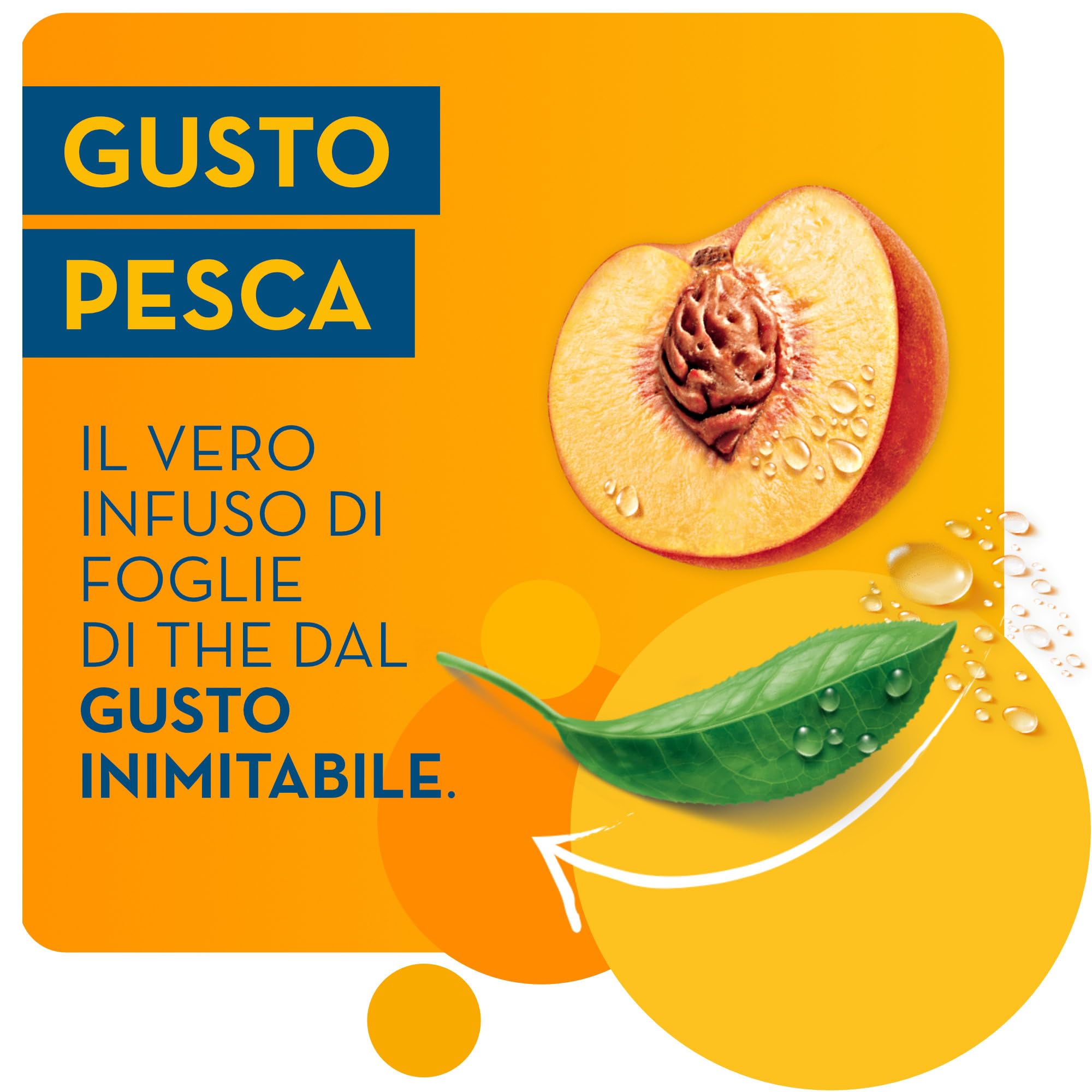 Estathé Pesca - The Freddo con Vero Infuso di Foglie di The e Succo di Pesca, Bevanda Analcolica Senza Glutine, 24 Lattine da 330 ml