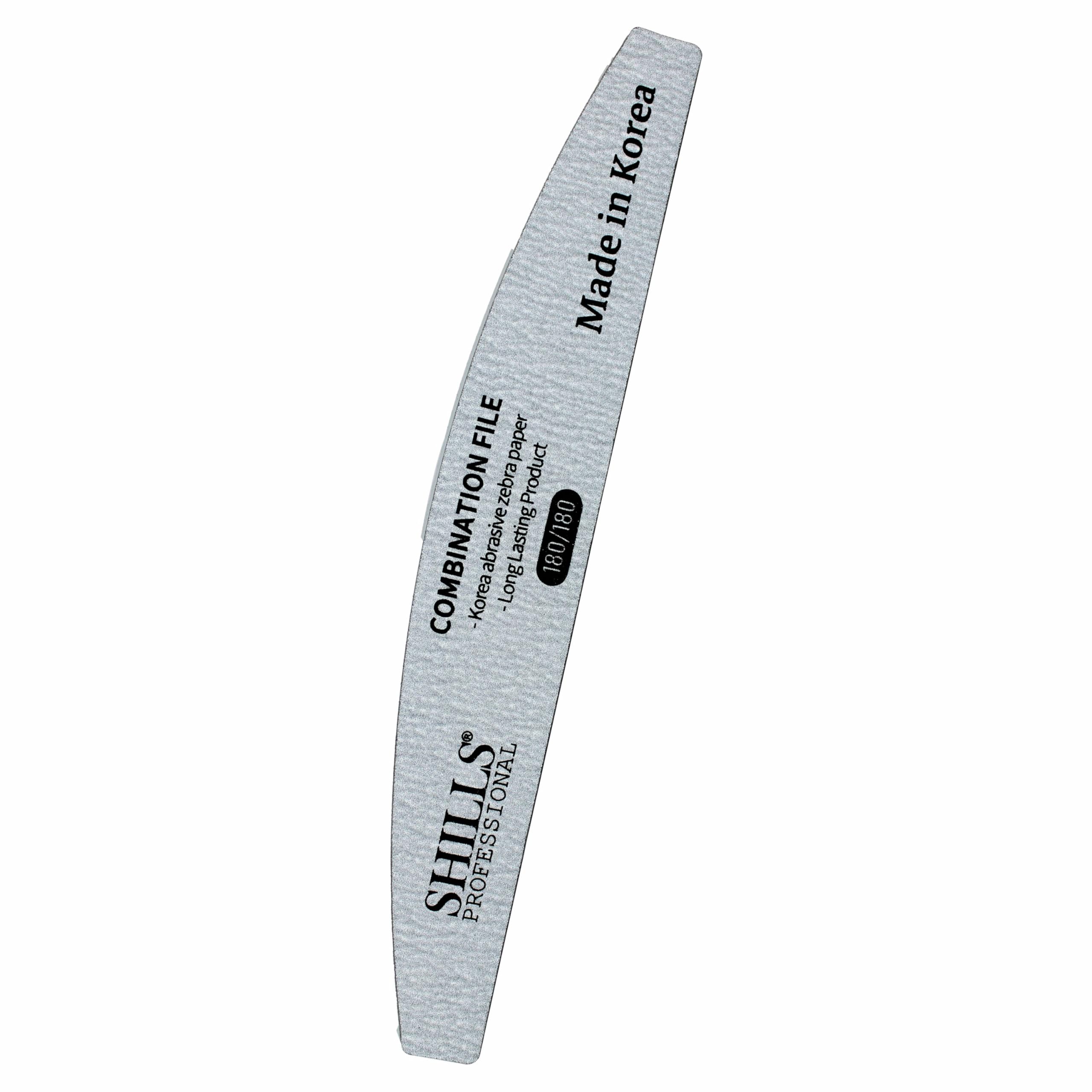 SHILLS PROFESSIONAL Combination File Half Moon Nail File for Shaping, Smoothing & Nail Extensions-picture-14