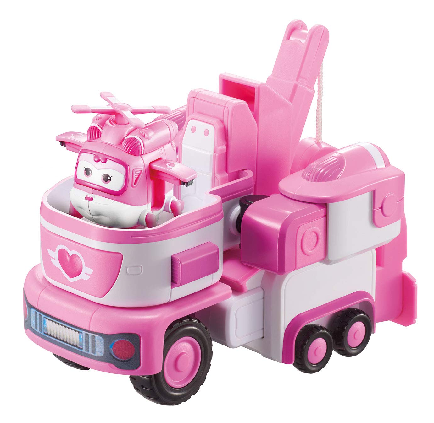 Superwings Transforming V.Dizzy Toy, Pink/White