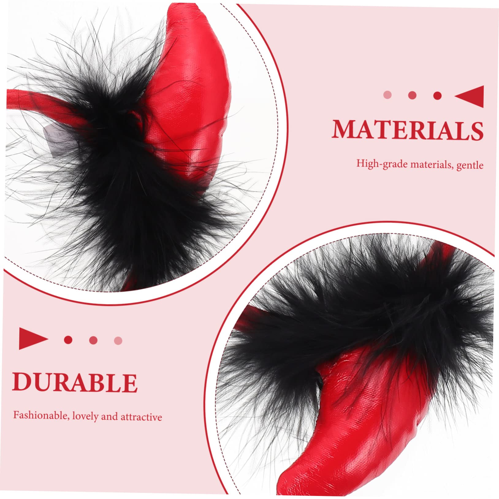 IMIKEYA Dog Cosplay Headband Adorable Pet Headgear for Birthdays Halloween and Christmas Parties Creative and Cats Easy to Wear and Party Favors