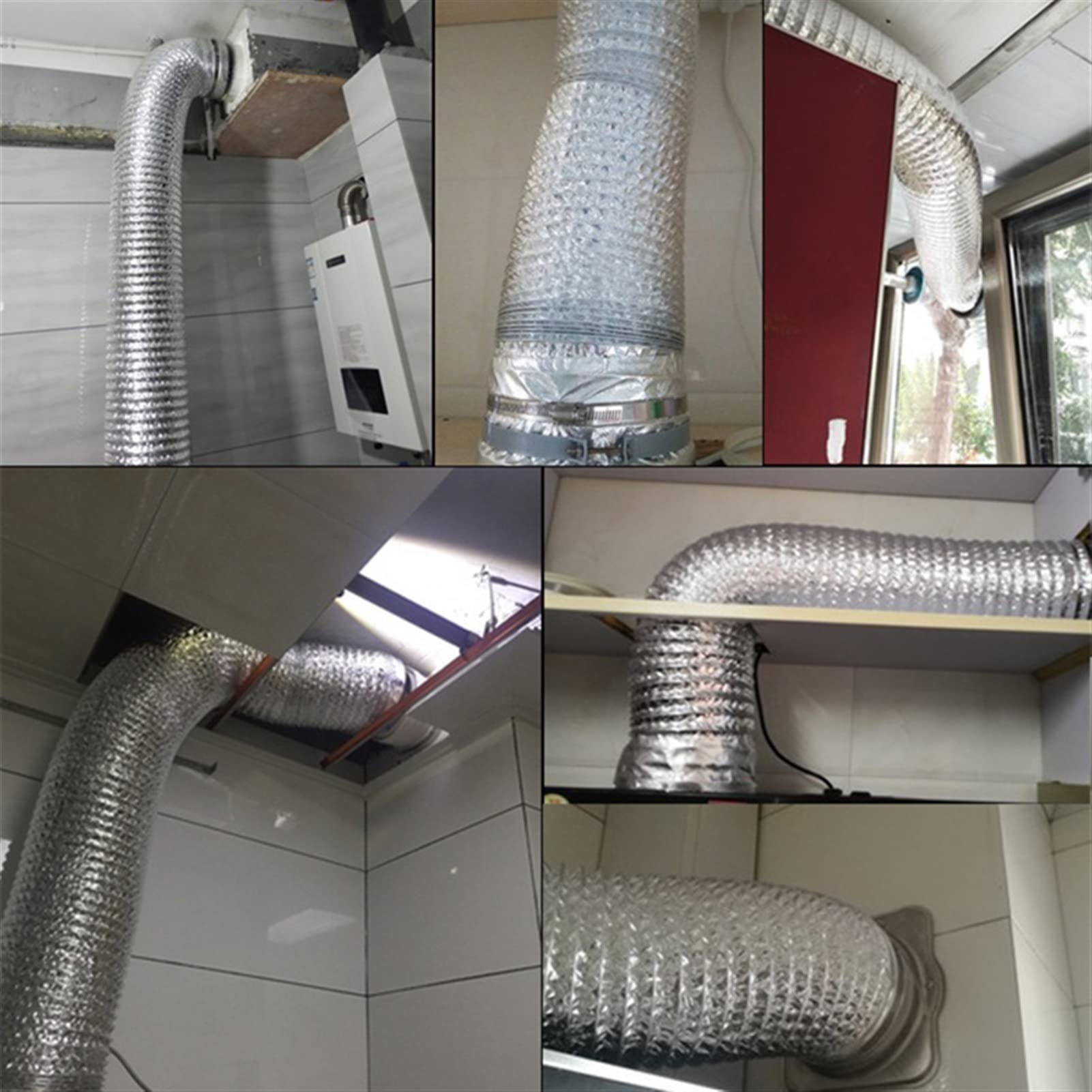 Aluminium Foil Flexible Ducting 200mm - View #7