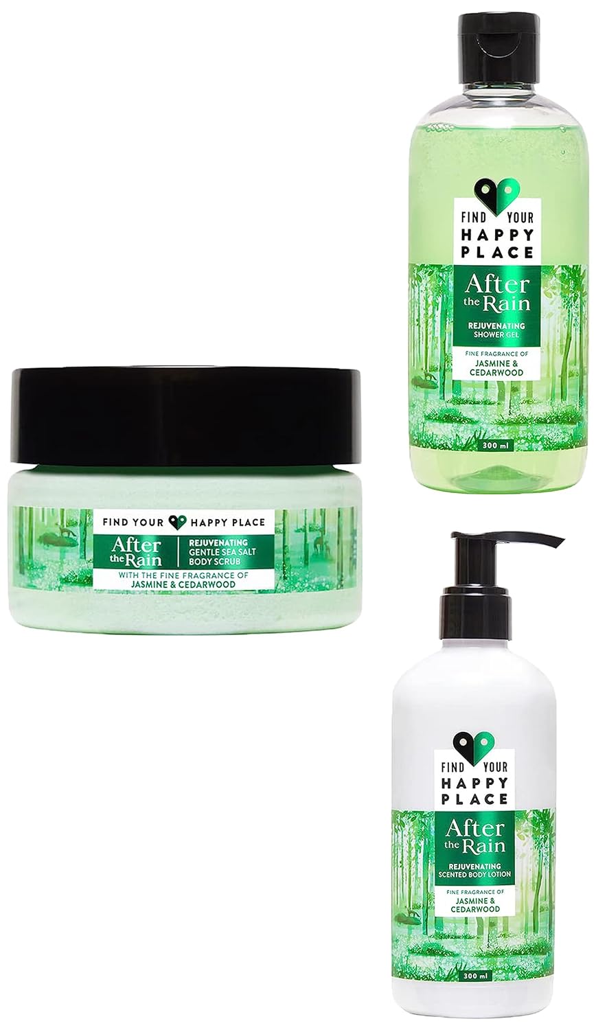 Buy Find Your Happy Place After The Rain Shower Gel, Lotion and Body