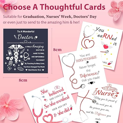 Miniatura 4 de Dijes de etiqueta de nombre de estetoscopio personalizados para enfermeras, accesorios de etiqueta de identificación de estetoscopio grabados de