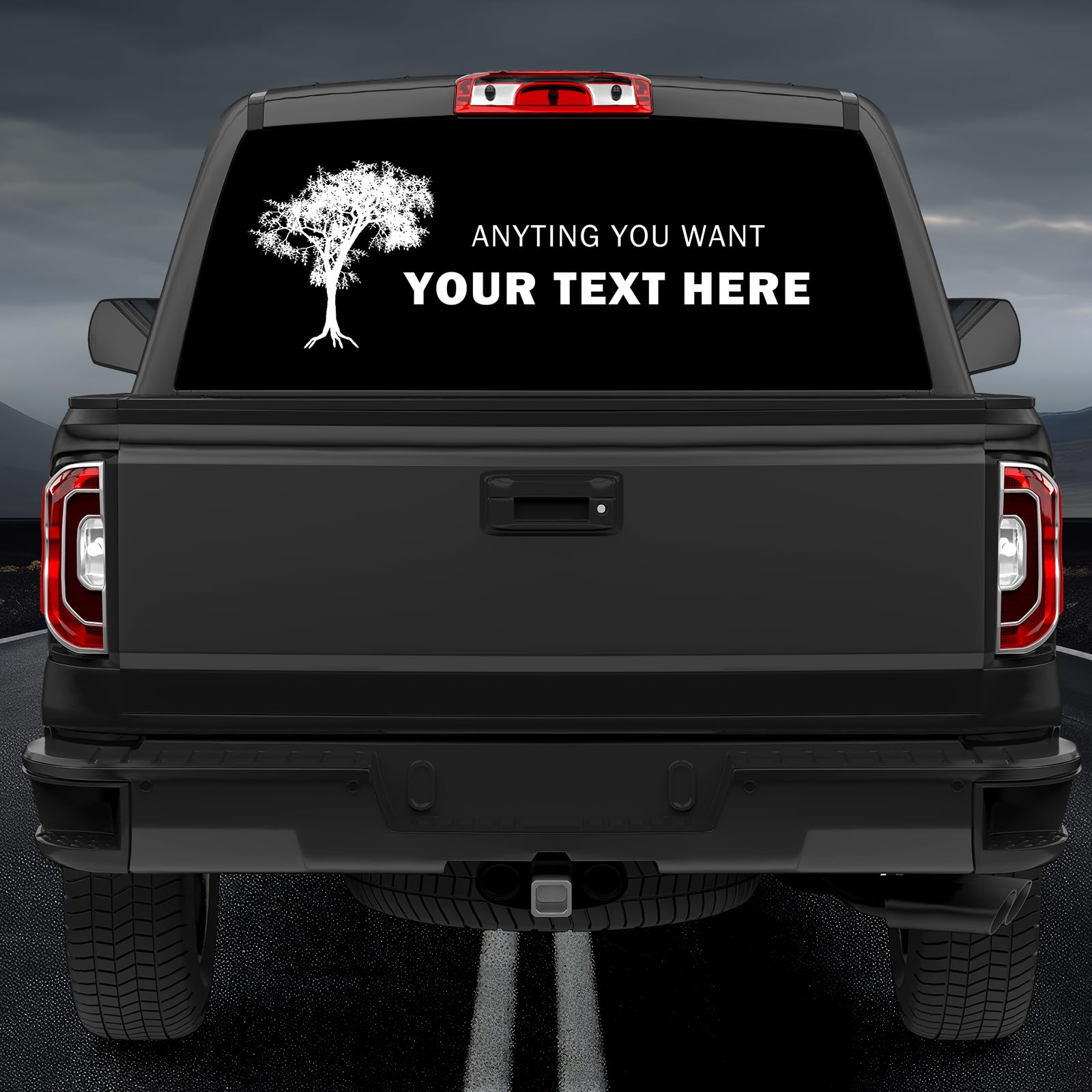 Autocollant Pour Vitre Avant Et Arrière De Voiture, Autocollant Pour Pare- Brise De Voiture, Décoration De Style