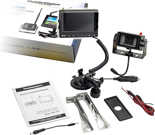 Miniatura 2 de Sistema de cámara de respaldo inalámbrica HD para mayor visibilidad en vehículos recreativos, remolques y vehículos grandes, resistente al agua