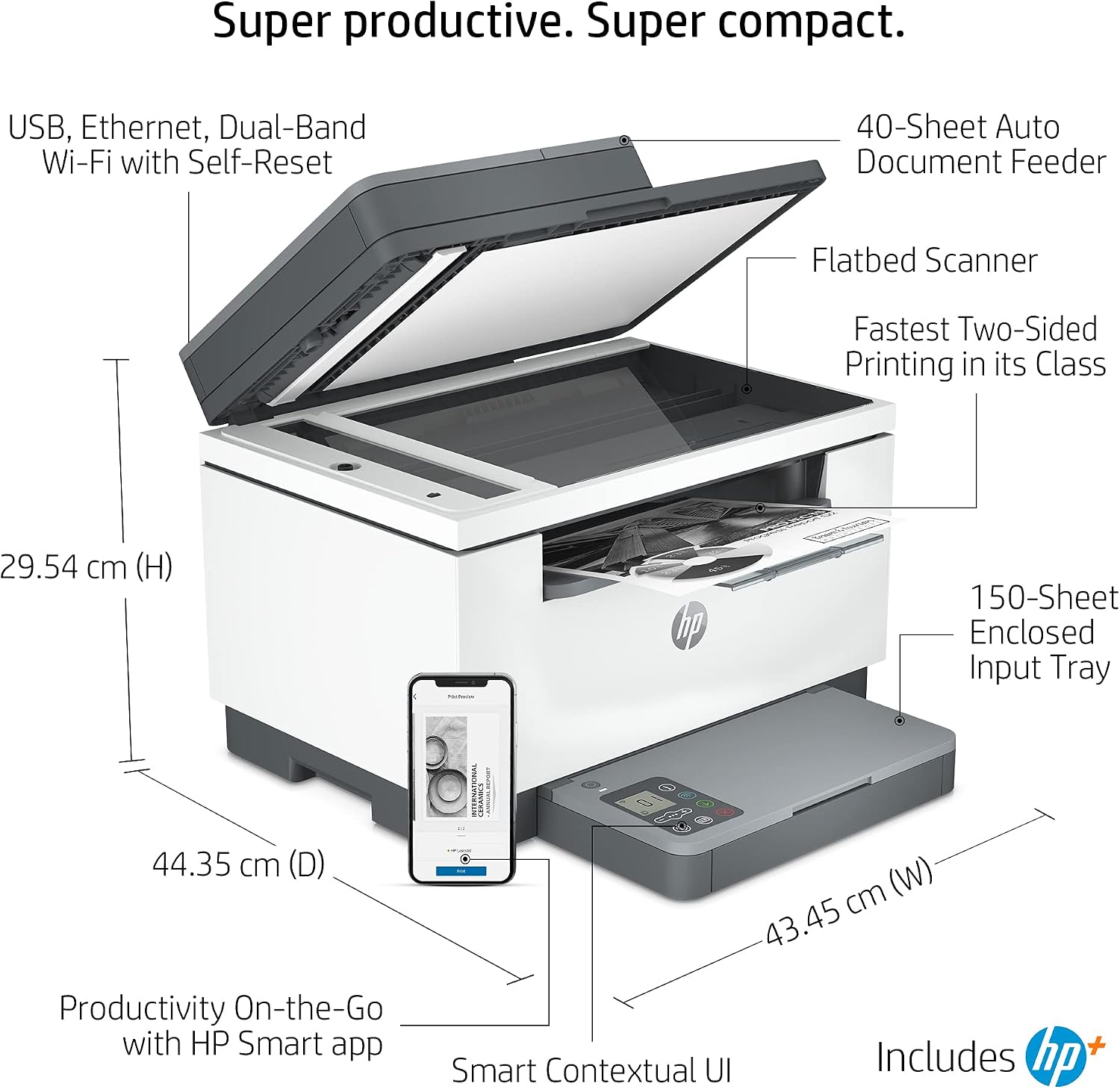 HP LaserJet MFP M234dwe Laser Printer with 6 months of Instant Toner with  HP+ : Amazon.co.uk: Computers \u0026 Accessories
