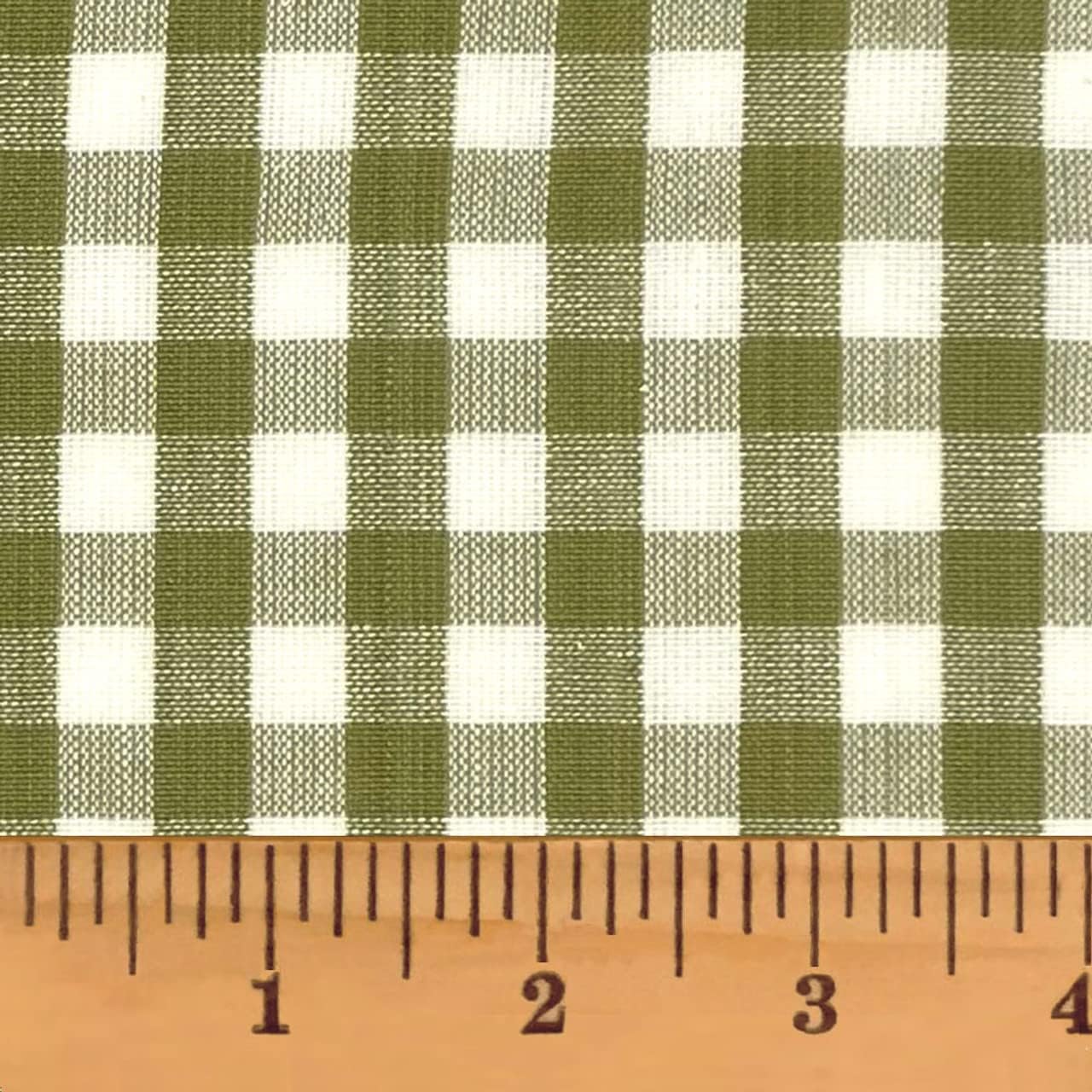 Sage Green 5 Plaid Homespun Cotton Fabric by JCS - Sold by The Yard