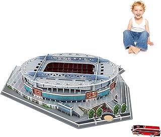 Comprar vincente Maquetas de Campos de fútbol | Rompecabezas de Estadio de fútbol de ensamblaje de Bricolaje | Kits de Modelo de Campo de fútbol de Papel, Rompecabezas, Modelo de Estadio