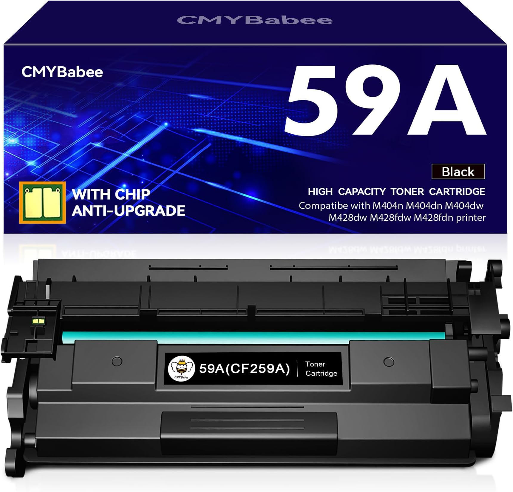 HP 59X (CF259X) Original Toner Schwarz mit hoher Reichweite für HP ...