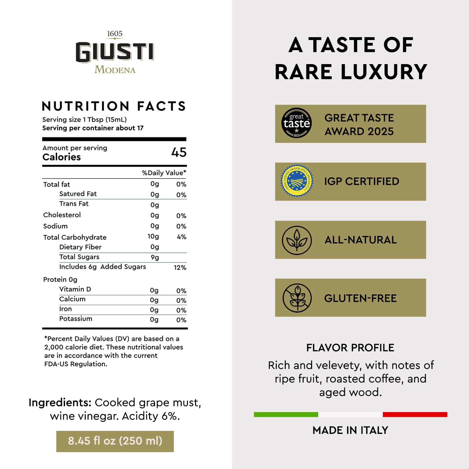 Giuseppe Giusti - Il Quarto Centenario - Champagnotta - 250ml