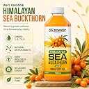 Bionik Goldenroot Sea Buckthorn Juice | Cold-Pressed Pulp Concentrate | Liquid | Rich in Vitamin C, Omega 3, 6, 7, 9 & Antioxidants | Supports Immunity, Skin & Gut Health | for Men & Women | 1000 ML gallery image