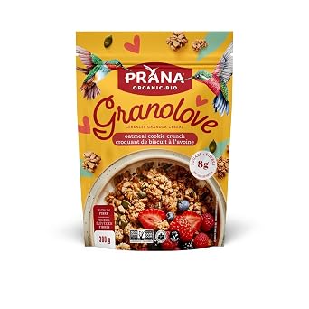 Prana Organic Oatmeal Cookie Crunch Granola, 300 GR