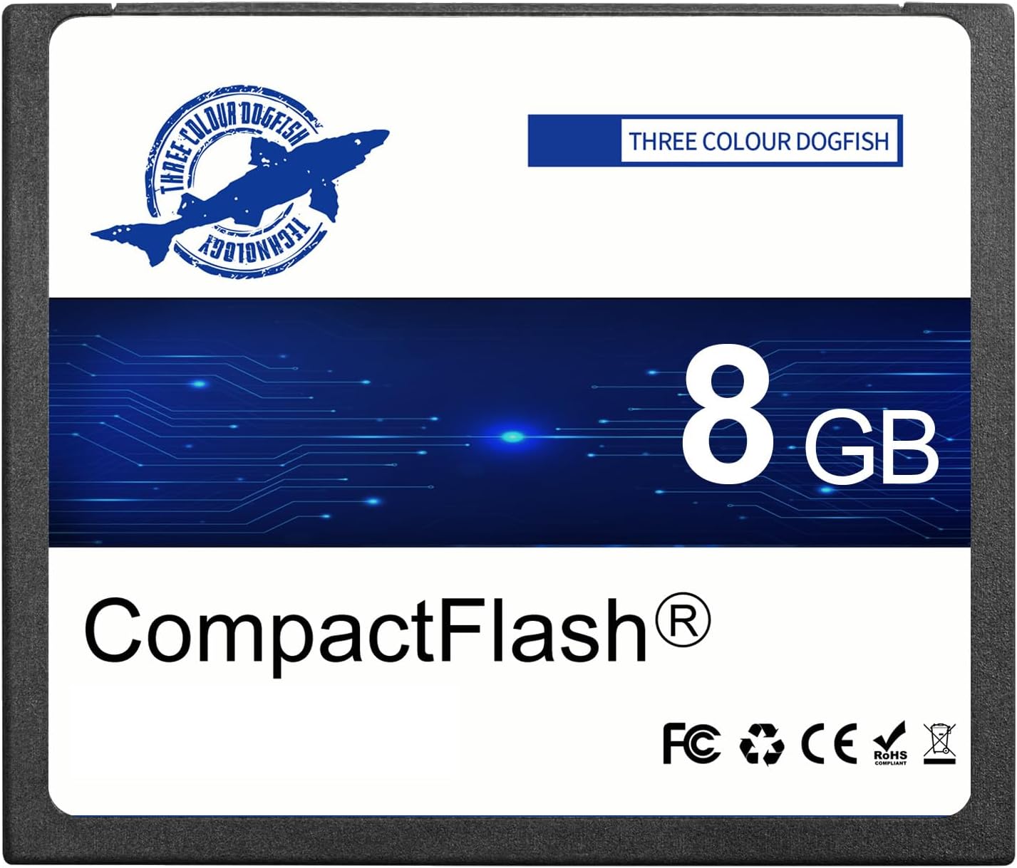 Dogfish Compact Flash Memory Card 8GB 133X CF Camera Cards for Professional Photographer, Videographer