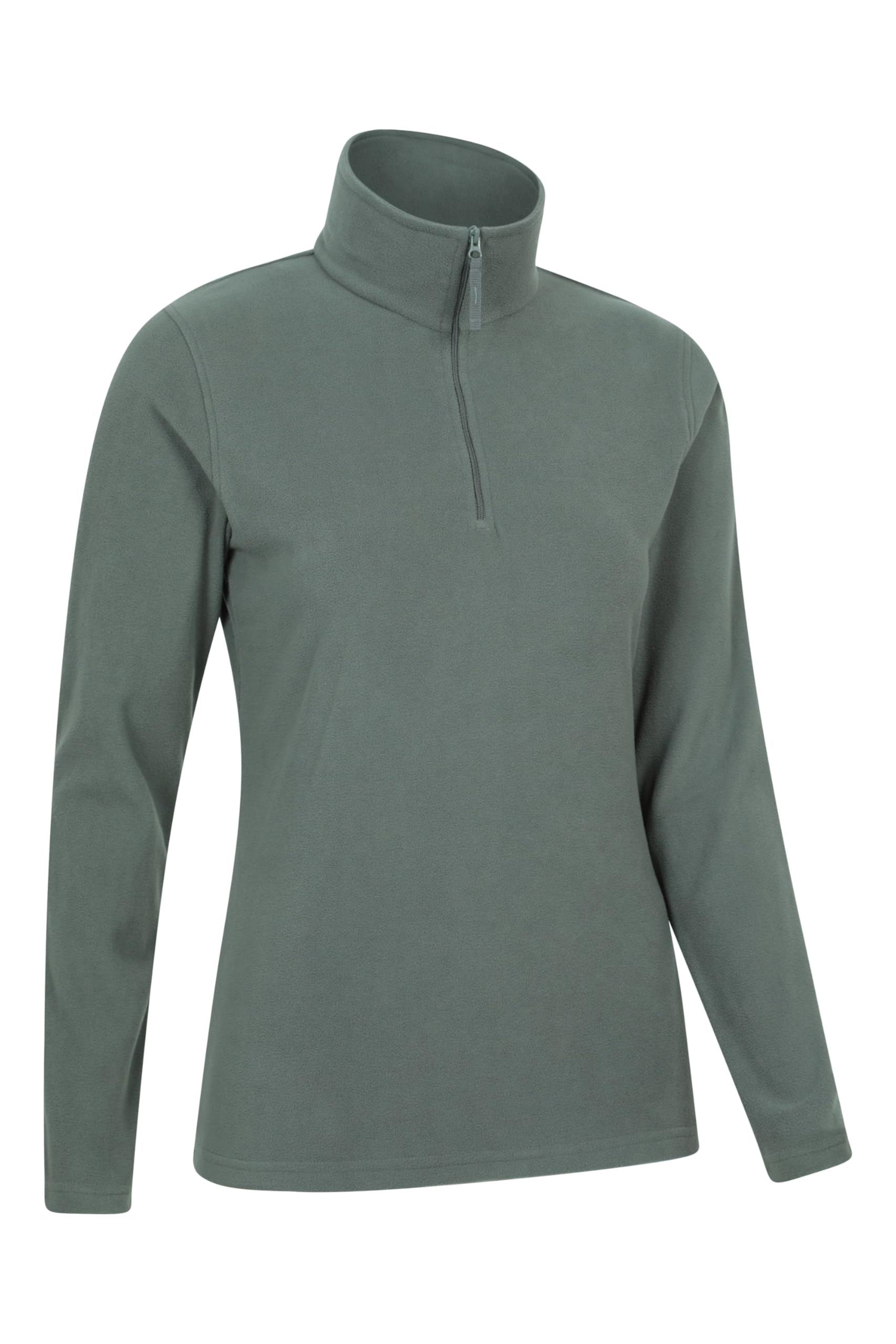 Mountain Warehouse Camber Half Zip Women's Fleece - Lightweight, Warm & Cosy Half Zip Sweatshirt - Best for Spring Summer, Camping, Outdoors, Travelling & Hiking — view 2