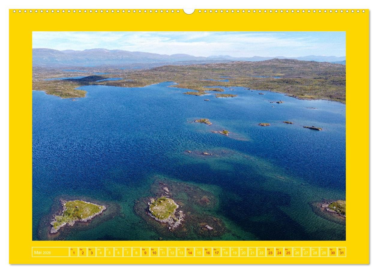 Das Land der Freiheit Schweden (hochwertiger Premium Wandkalender 2026 DIN A2 quer), Kunstdruck in Hochglanz: Schweden die unendliche Weite von Seen und Wälder (CALVENDO Orte)
