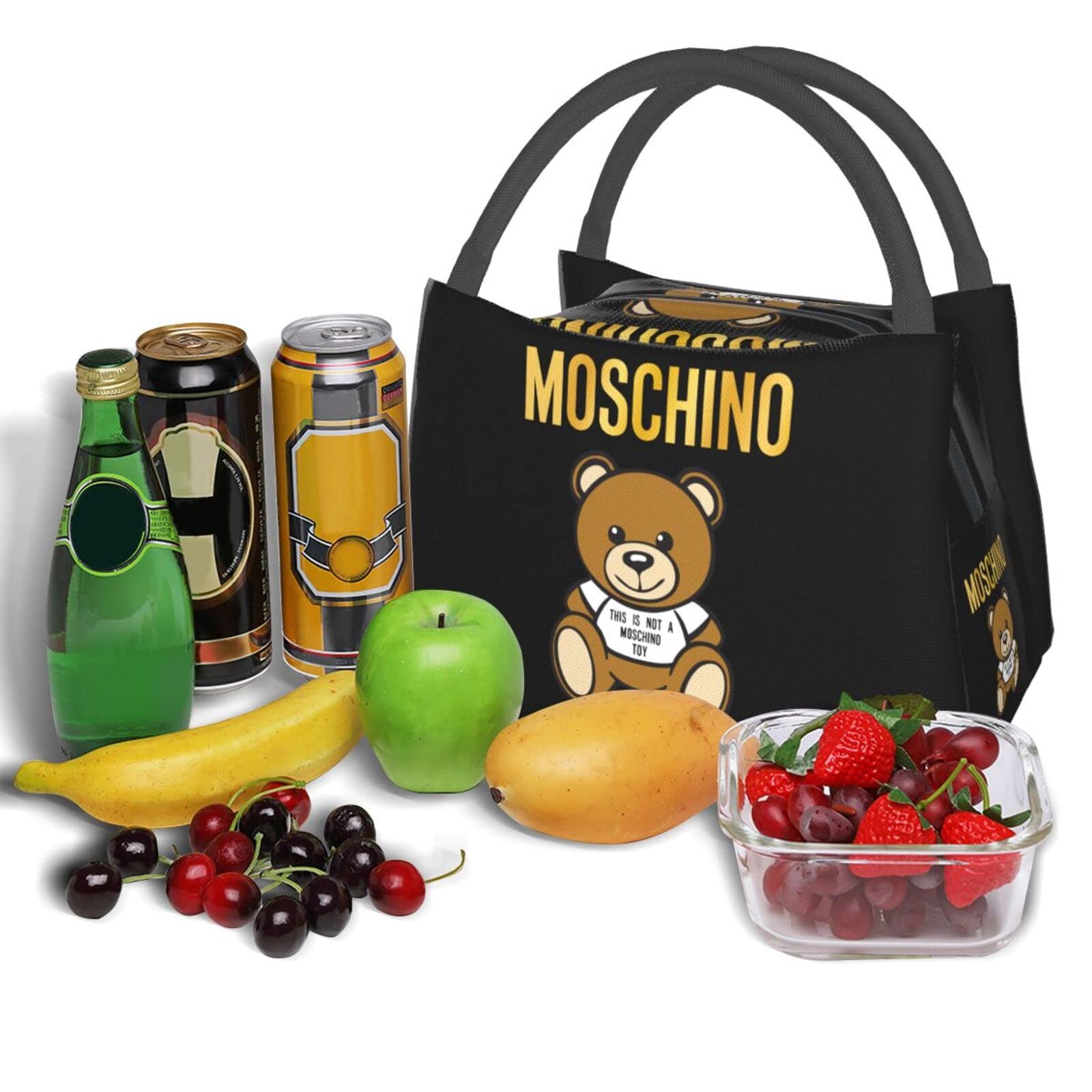Amazon｜モスキーノ Moschino (2)弁当バッグ トートバック 断熱ランチ