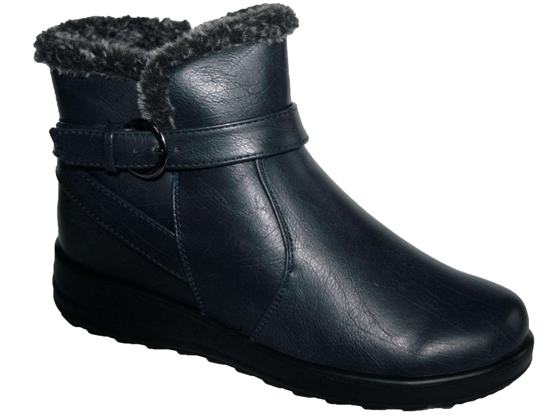 Winter Warm Lined Ankle Boots Womens Padded UK 4-8-image-22