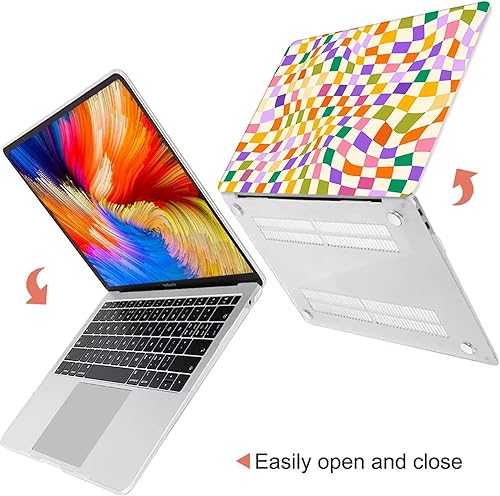 Miniatura 4 de Fancity Funda compatible con MacBook Air de 13 pulgadas 2017, modelo A1466 A1369, funda protectora de plástico duro mate con cubierta de teclado