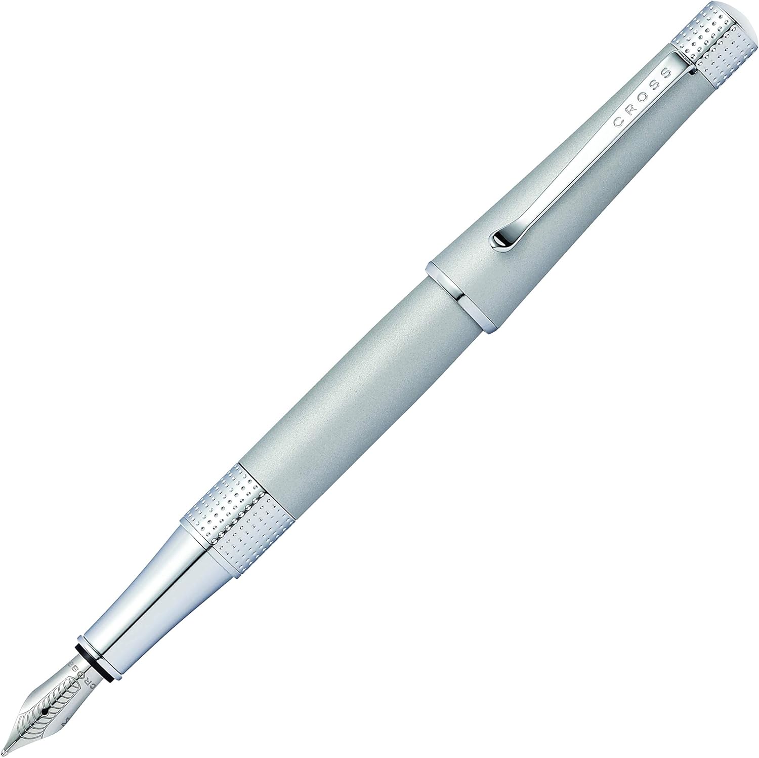 Cross Beverly, Satin Chrome, Fountain Pen - Medium Nib (AT0496-10MS)