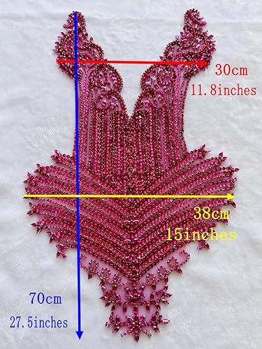 Miniatura 53 de Cuentas de piedras hechas a mano, parches de cristal brillantes para coser en diamantes de imitación, corpiño de encaje, accesorios para decoración