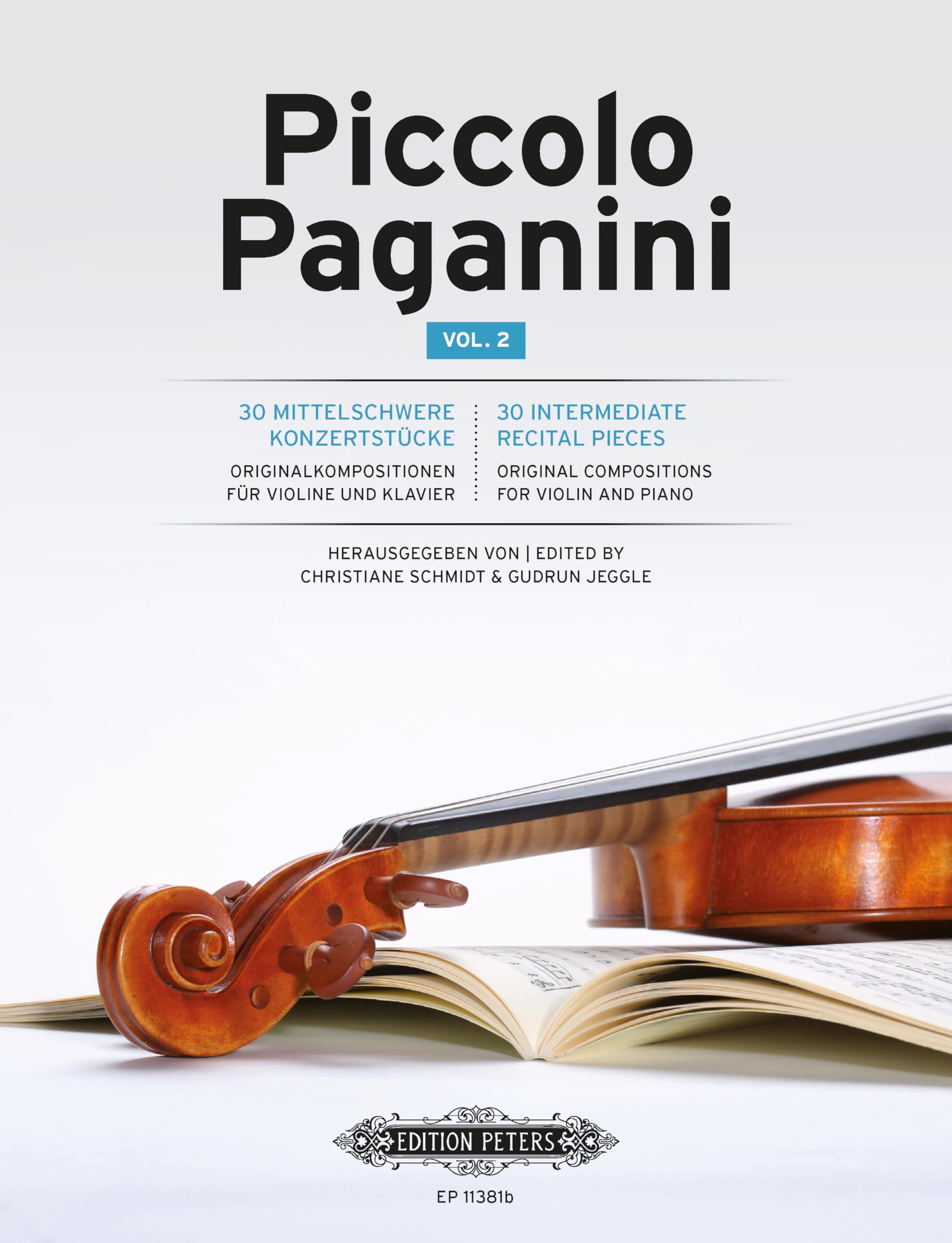 Piccolo Paganini Vol. 2 (Violin and Piano): 30 Intermediate Recital Pieces for Violin and Piano, Conductor Score & Parts