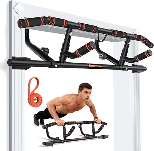 Sportneer Y22-82003-25-FBA1118 pull-up-bar, Black