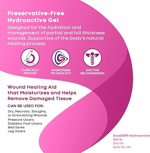 Miniatura 2 de ConvaTec DuoDERM Gel hidroactivo estéril, tubo de 0.53 oz para el manejo de heridas parciales y de espesor completo, ayuda al desbridamiento