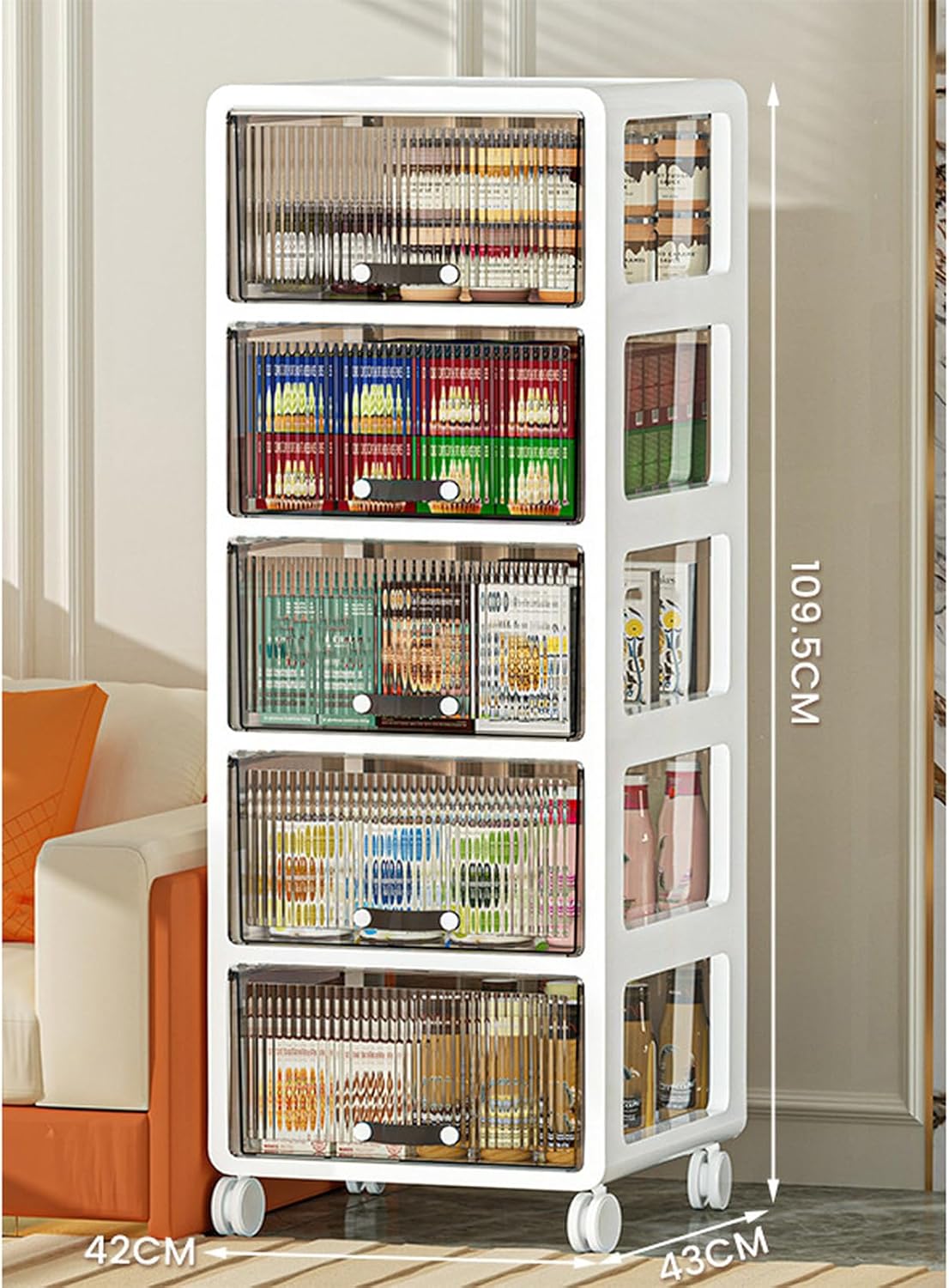 [LSDZW] 洋服タンス 洋服収納 ワードローブ チェスト 衣類 収納棚 食器棚 タイプ04 リビングボード 薄型 北欧 リビング