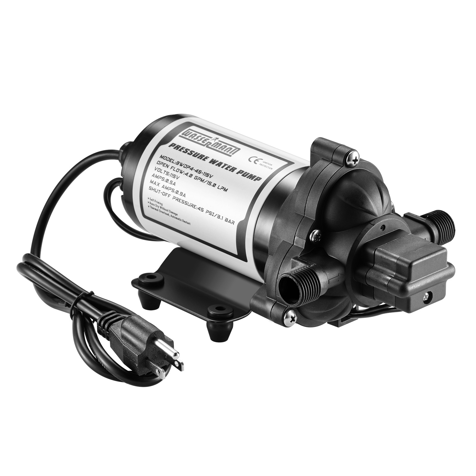 Amazon.com: WASSERMANN RV Water Pumps Pressure Pump 115V AC with