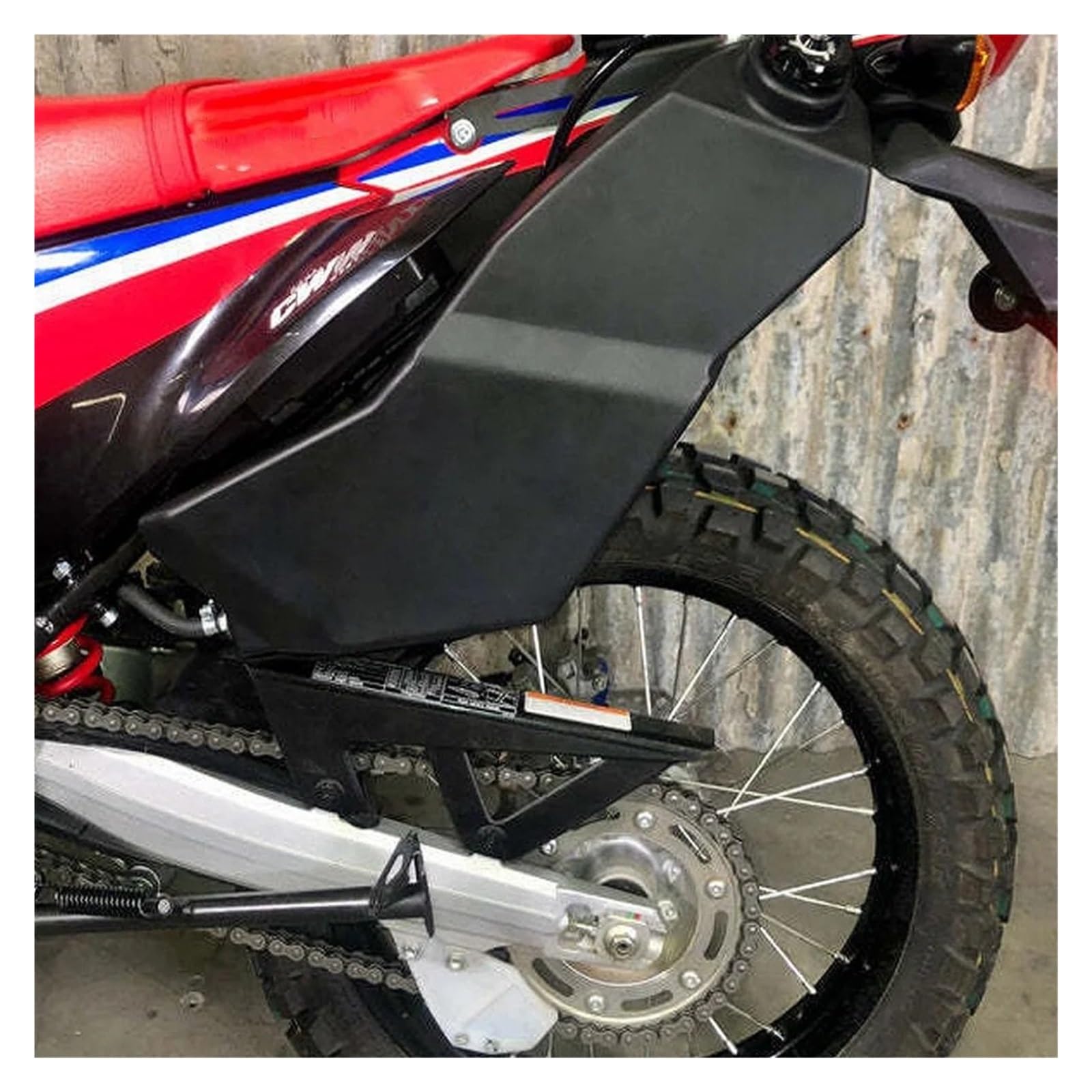 Płyta ochronna zbiornika Pasuje do CRF 300L CRF300L rajd ABS 2021 2022 2023 2024 pomocniczy zbiornik paliwa gazowego 5L/1.3 rezerwowy zbiornik paliwa