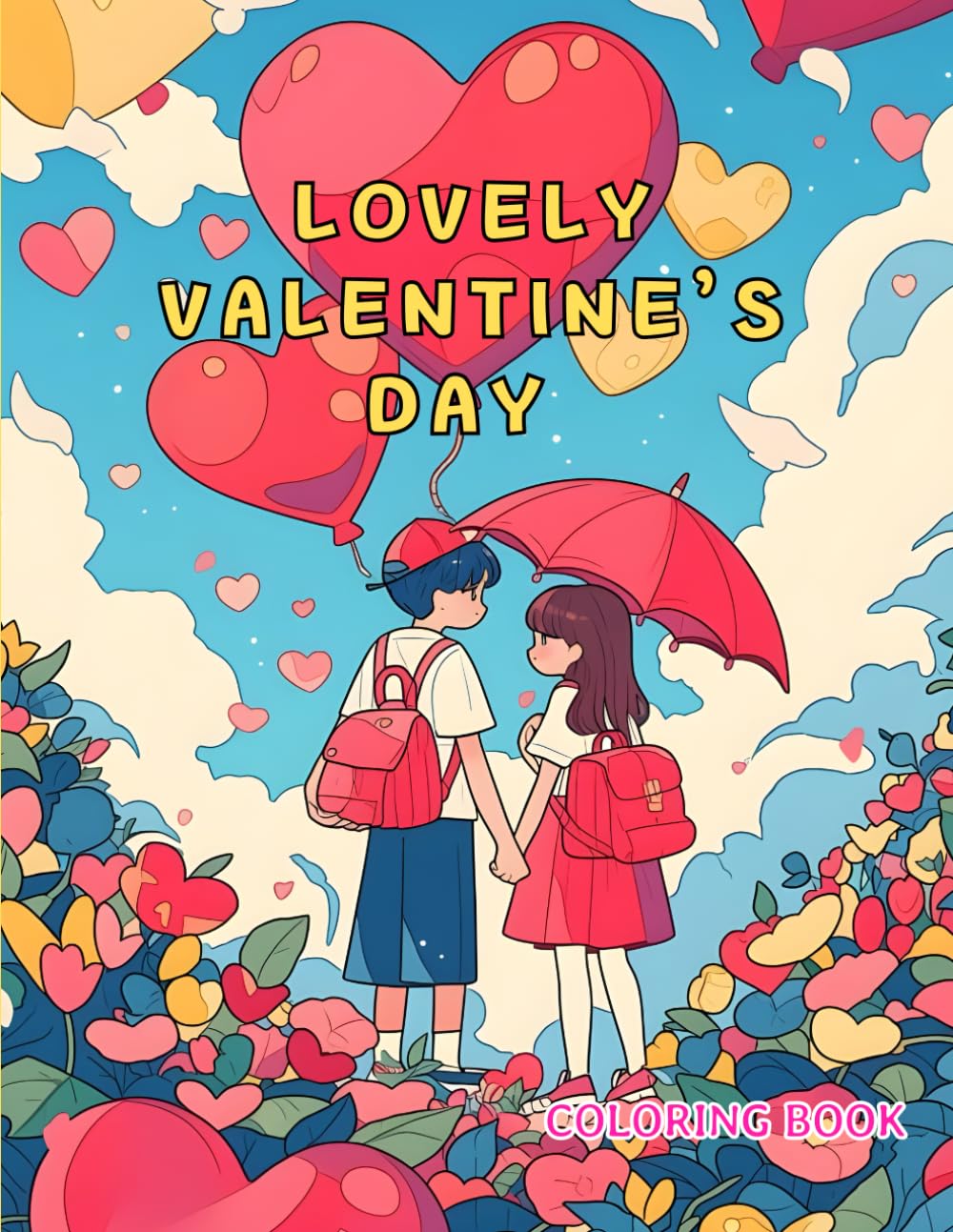 Lovely Valentine’s Day: COLORING BOOK