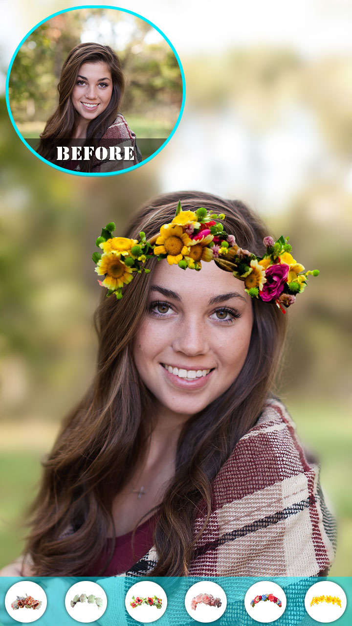 Flower Crown Photo Editor App on Amazon Appstore
