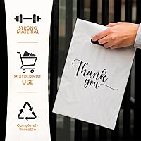 Vista 6 de BOLSAS DE TIENDA DE MERCANCÍAS DE AGRADECIMIENTO, diferentes tamaños 9"x12", 12"x15", 15"x18" 1.25 Mil. PAQUETES de 100/200/500 Bolsas de Productos
