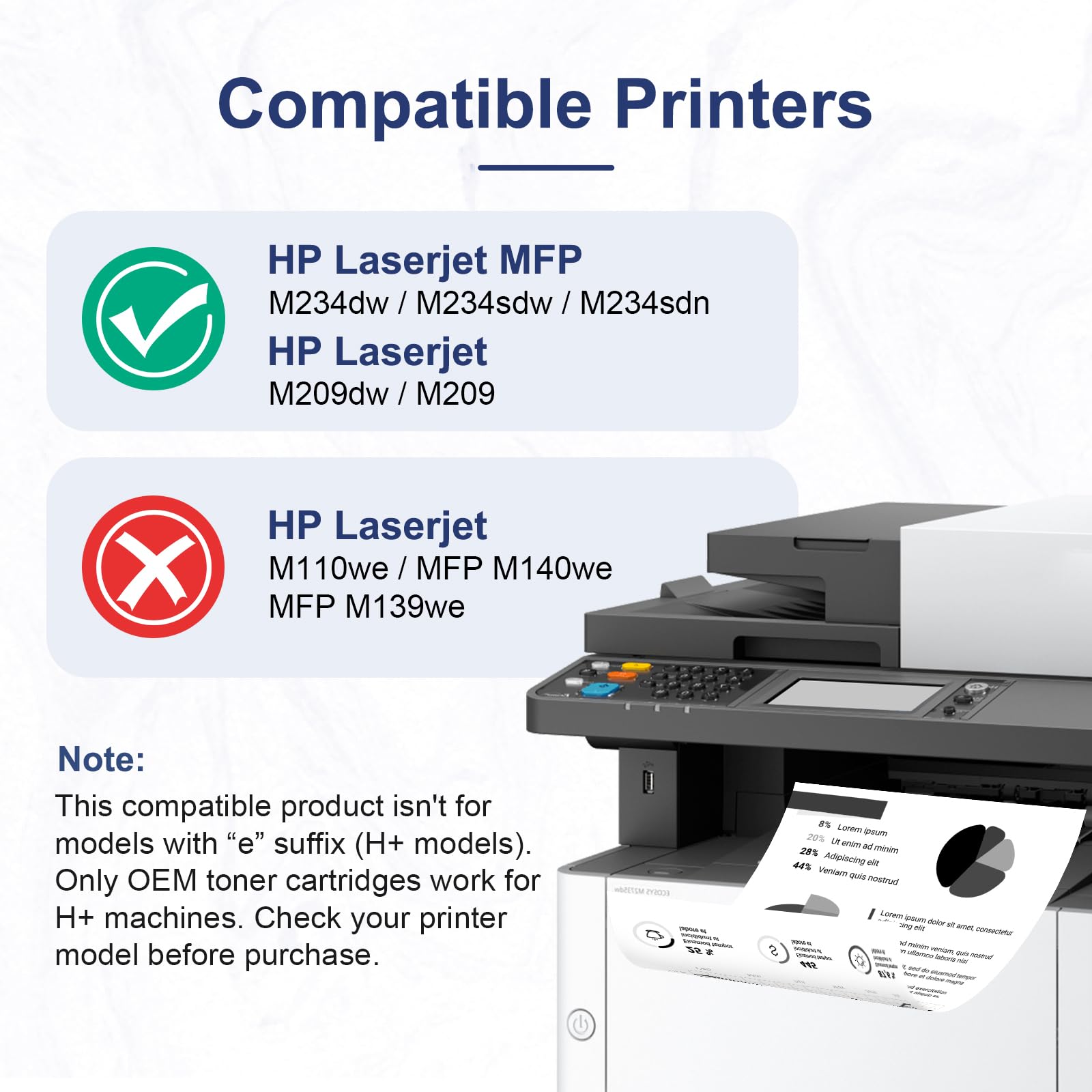 135A W1350A (con Chip) Compatibili per Toner 135A 135X W1350A W1350X Compatible per Toner HP Laserjet MFP m234sdw m234dw m234sdn ( Nero 2-Pack )