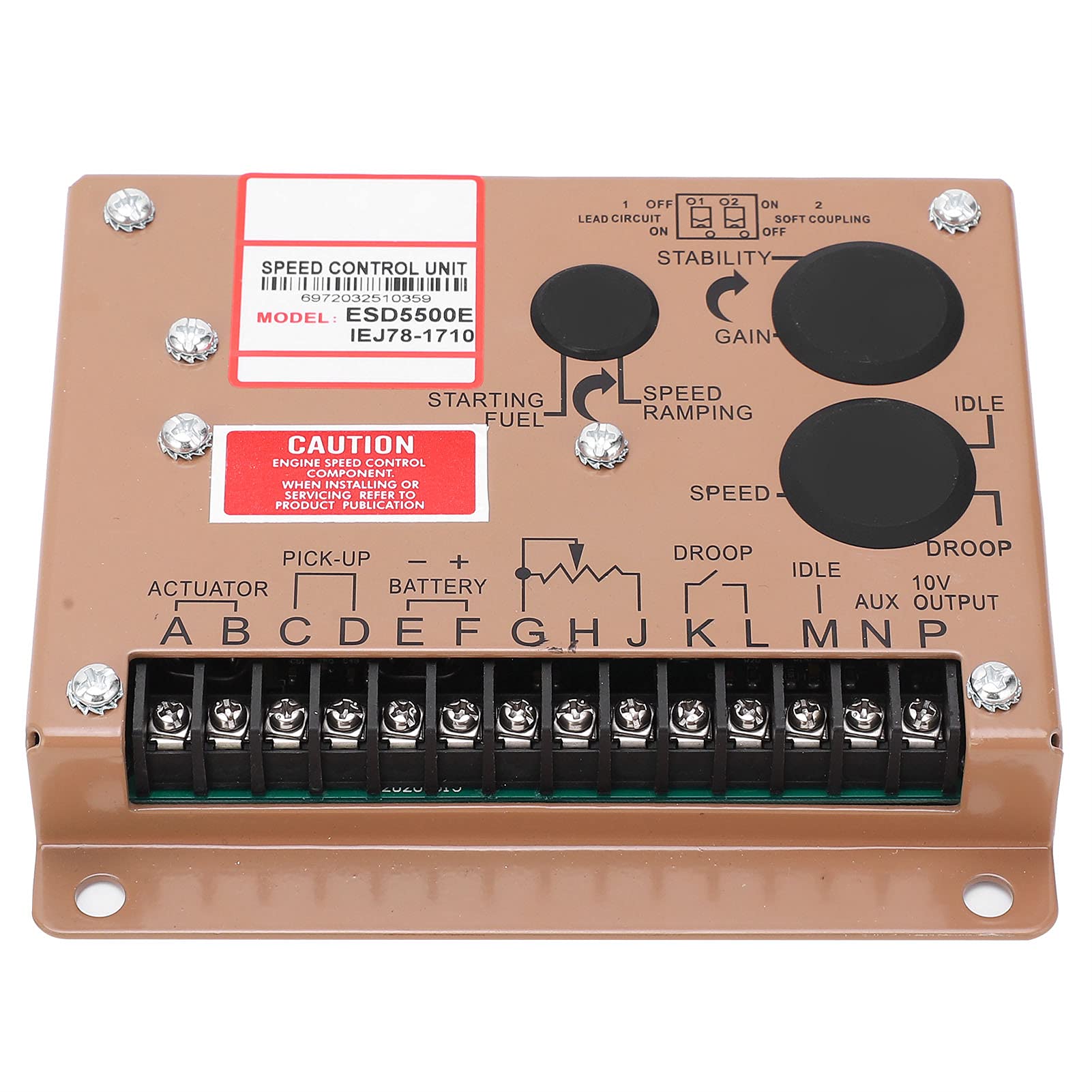 Engin Regulator, Generador de Velocidad del Motor Control Electrónico E IC Motor Gobernador ESD5500E Módulo de Piezas Genset DC 12V 24V Controlador para Set