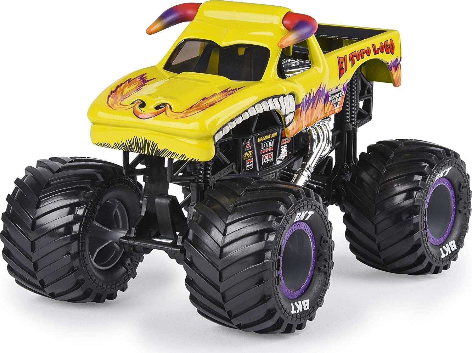 Monster Jam 1:24 Scale die cast 2020 El Toro Loco, Yellow