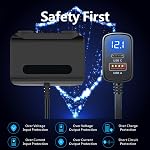 Adaptateur de chargeur de voiture, diviseur d'éclairage de cigarette, 120W USB Chargeur téléphonique QC 3.0 & PD avec double 2 Des chaussettes, 12V/24V Adaptateur d'éclairage de voiture Multi Plug Outlet avec LED Voltmètre, Charge rapide de véhicule pour iPhone
