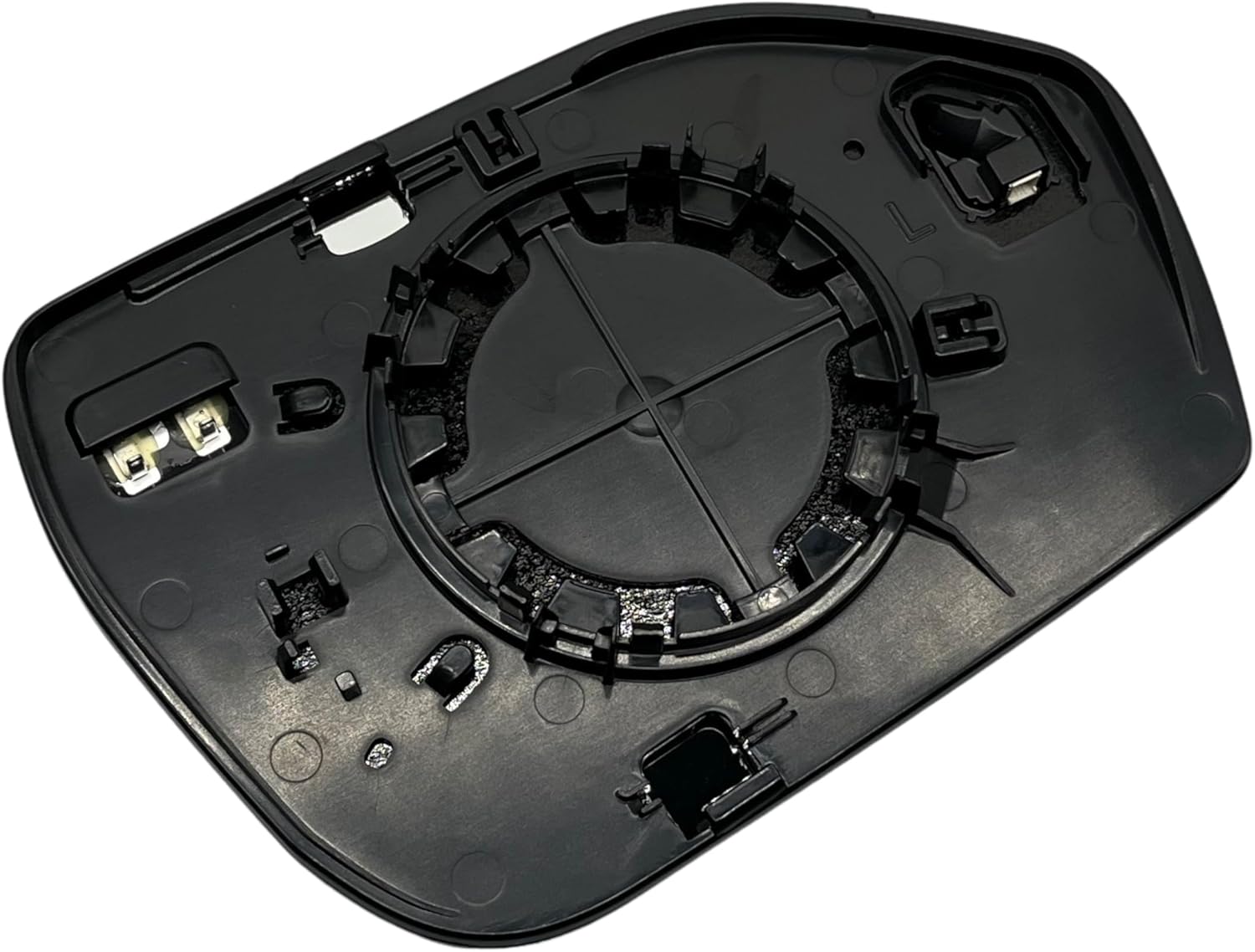 Left Driver Side Mirror Glass Heated With Blind Spot Without Auto Dimming Compatible with 2020 2021 2022 2023 2024 2025 Ford Explorer (Driver Blind Spot No-Anti-glare))