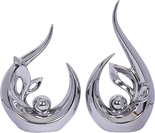 Miniatura 11 de 2 piezas de decoración para el hogar, estatua de cerámica abstracta, centros de mesa de mediados de siglo, decoración moderna para mesas, decoración