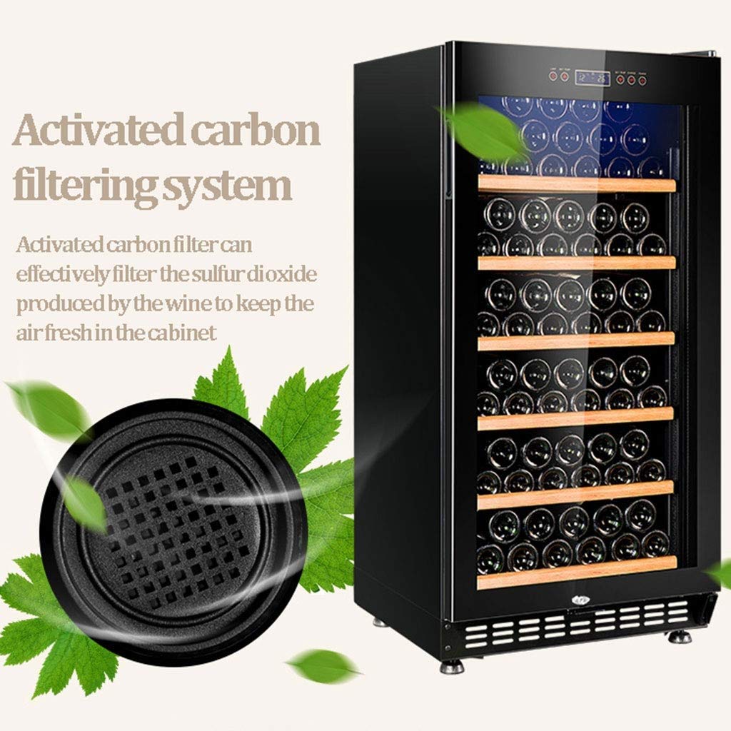 Ljlzxpbus 188l Wine Cellar Refrigerator, 5-22 °C Red/White Wine Cooler/Chiller, Touch Control/LED Digital Temperature Display/Quiet Operation Fridge on Fridge.com - View 4