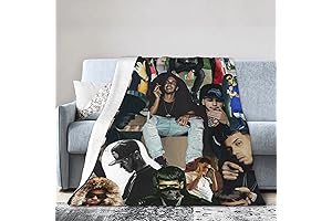 ISHAANAV Anuel Music and AA Fluffy Microfiber Fleece Blanket
