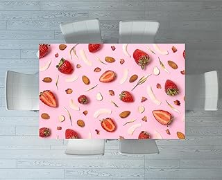Decorative Table sticker - Strawberry and almond (75x125cm)