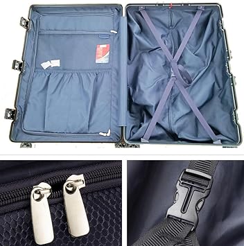 حقيبة سفر PC Hardside قابلة للتوسيع مع عجلات دوارة TSA Lock Hardside Luggage Luggage (E،28 بوصة)