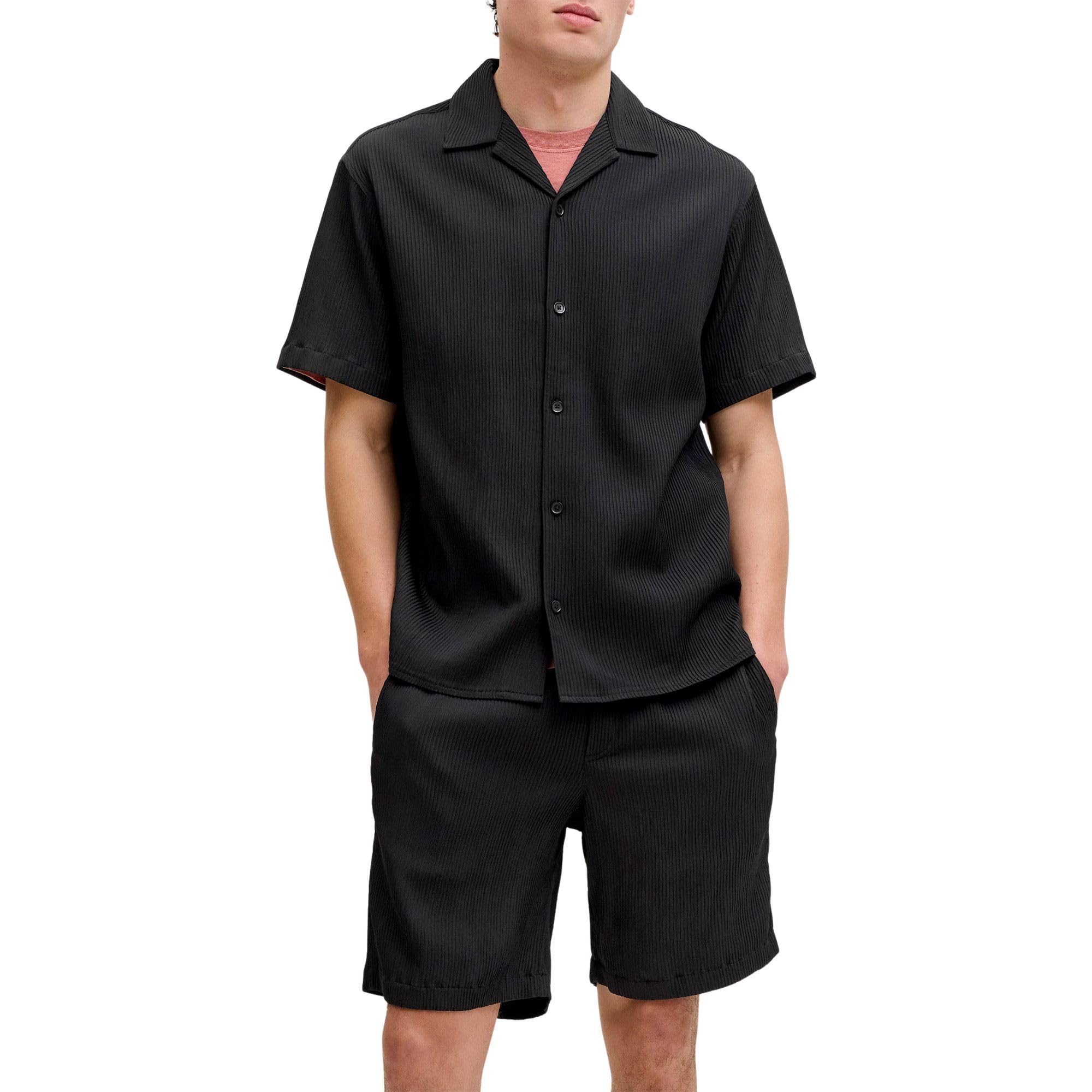 JACK & JONES Herren Jjeharrison Resort Shirt Ss Sn Set Mp (2er Pack)